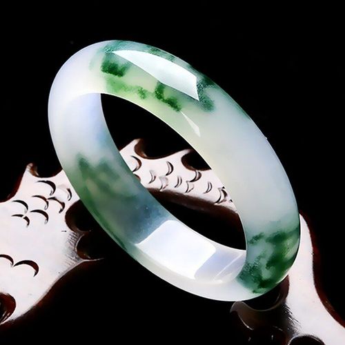 Bracelet En Jade Sculpté À La Main, Couleur Jade Naturelle, Large Barre, Bijoux Boutique De Mode, Bijoux Pour Hommes Et Femmes, Fleur Flottante, Bracelet De Beauté
