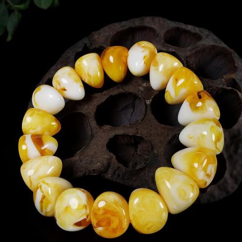 Bracelet Élastique En Ambre De La Baltique Naturelle, Pour Femmes Et Hommes, Perles En Cire D'abeille, Bijoux Fins, Bracelets Ambrés Irréguliers, Cadeaux