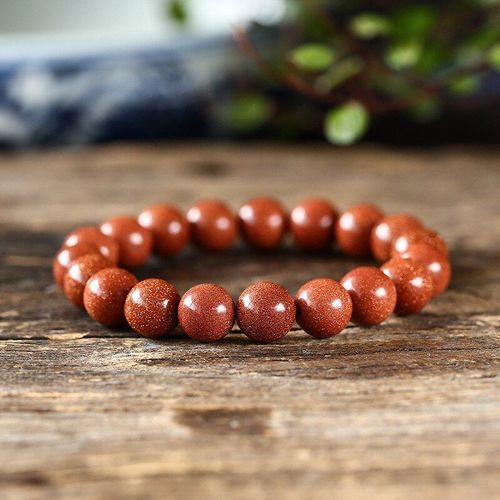 Bracelet En Pierre De Jade Or Naturel, Perles D'aventurine, Élastique, Mode, Breloque, Bijoux, Amulette Sculptée, Cadeaux Pour Femmes Et Hommes