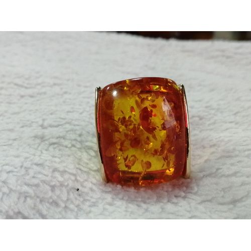 Bague En Ambre Naturelle De La Baltique Pour Femmes, Anneau En Vraie Cire De Miel, Motifs Floraux, Accessoires De Bijoux Fins, Cadeaux Pour Petite Amie Et Maman