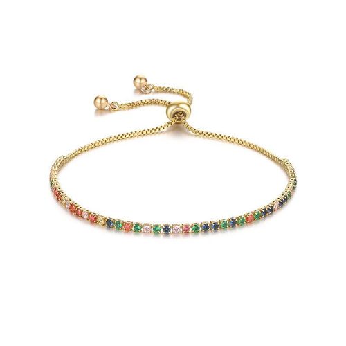 Bracelet En Argent 925 Cristal Naturel Zircon, Bijoux De Charme, Amulette Sculptée, Cadeaux Pour Femmes