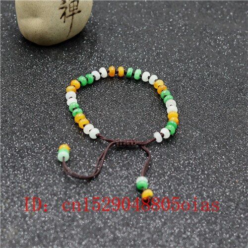 Bracelet En Jade Tricolore Naturel Pour Hommes Et Femmes, Bijoux En Jade, Septa, Émeraude, Breloque, Mode, Accessoires, Cadeaux