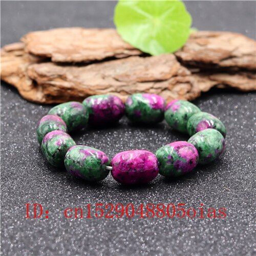 Bracelet En Pierre De Jade De Couleur Chinoise Naturelle Pour Hommes Et Femmes, Bracelet Élastique, Bijoux De Charme, Amulette Sculptée, Cadeaux
