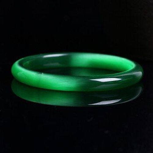 Bracelets En Pierre De Cristal En ¿Il De Chat, Vert Vif, Naturel, Cadeau Porte-Bonheur, Aide Au Mariage, Accessoires De Bijoux