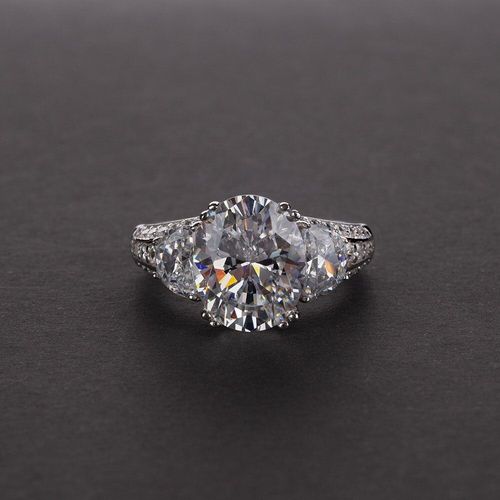 Bague En Argent Sterling 2021 Pour Femmes, Diamant De Laboratoire En Quartz, Aigue-Marine Topaze, Vintage, 9x11mm, Bijoux Fins De Fiançailles, De Mariage, Nouvelle Collection 925