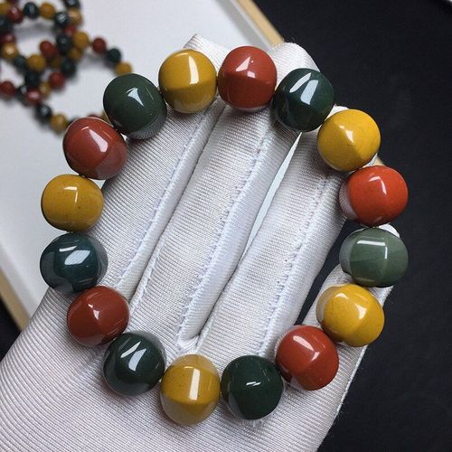 Bracelets En Pierre Naturelle Alxa, Couleur Jade Agate, Perles Géométriques, Breloque, Guérison, Élastique
