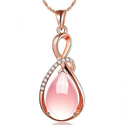 Pendentif Goutte D'eau Rose Mosaïque En Argent 925, Breloque Tendance, Bijoux, Accessoires, Cadeaux Pour Femmes