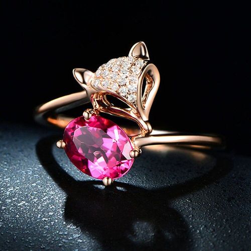 Bagues En Pierres Précieuses Pour Femme Et Fille, En Zircon, En Or Rose, Bijoux Romantiques, Cadeau De Fête De Noël