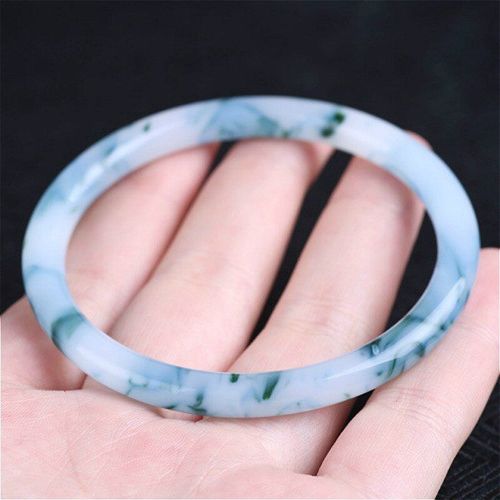 Bracelet En Jade Sculpté À La Main Pour Hommes Et Femmes, Bijou De Mode, Amulette, Accessoire, Cadeau Porte-Bonheur