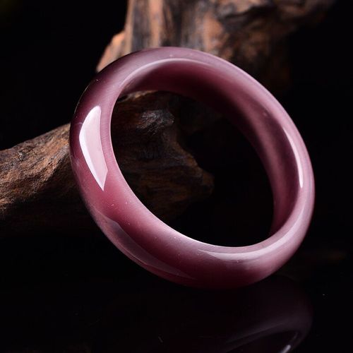 Bracelet En Pierre Oeil De Chat Violet Pour Femme, Bijoux En Opale Naturelle, Accessoires, Cadeau Pour Petite Amie Ou Maman