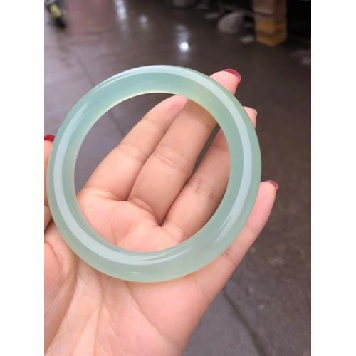 Bracelet En Jade Vert Clair Pour Femmes, Bijoux Fins, En Pierre De Jades Naturelle, Certifiée, Calcédoine, Cadeau Pour Petite Amie Ou Maman