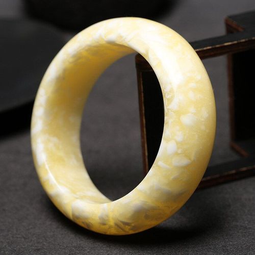 Bracelet En Ambre De La Baltique Naturelle Pour Femme, Bracelet En Cire D'abeille, De Miel Et De Beurre Blanc, Vraie Ambre, De Ginseng, Cadeau Pour Petite Amie Ou Maman