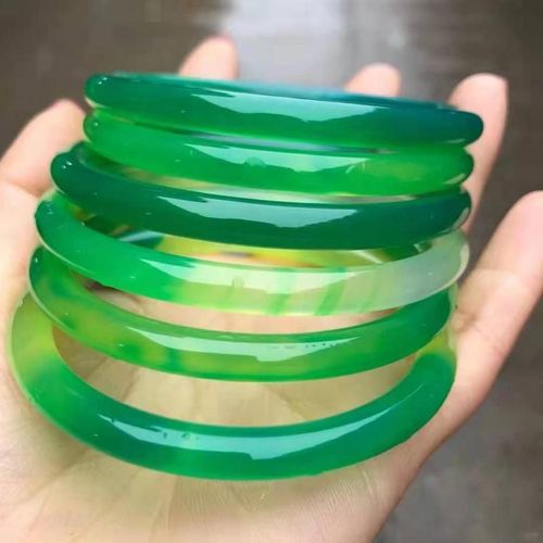 Bracelet En Jade Vert Émeraude Naturel 7a Pour Femmes, Bijoux En Jade, Bijou En Jade, Pour Cadeau