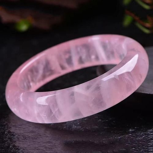 Bracelets De Beauté En Cristal Naturel Rose Pour Filles Et Femmes, Bijoux Porte-Bonheur, Accessoires, Cadeau Pour Petite Amie Ou Maman