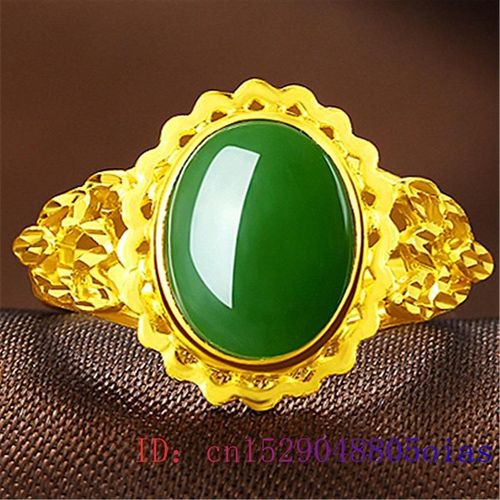 Bague En Jade Vert Pour Hommes Et Femmes, En Zircon, Amulette Calcédoine, En Argent 925, Bijoux De Charme, Cadeaux À La Mode, Pierre Naturelle