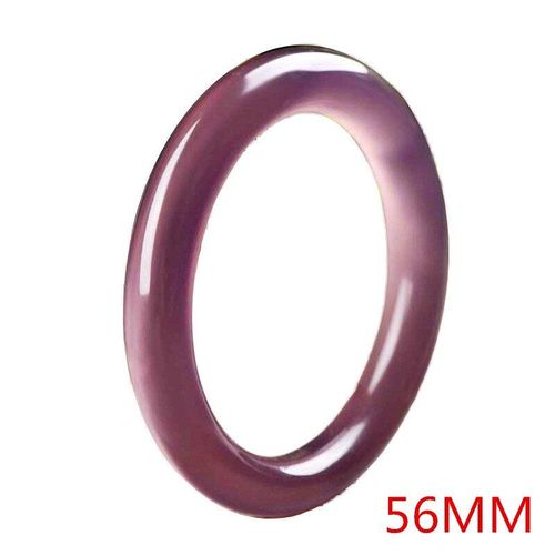Bracelets En Jade Avec Certificat De Calcédoine Violette Pour Femmes, Accessoires De Bijoux, Cadeaux Pour Petite Amie Et Maman