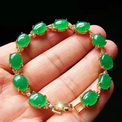 Bracelet En Jade Et Argent Vert Naturel Pour Femmes, Bijoux Fins, Pierre De Jades Véritable, Calcédoine, Cadeau