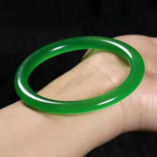 Bracelet En Jade Vert Pour Femmes, Bijoux Fins, À La Mode, Véritable, Naturel, Accessoires Pour Dames