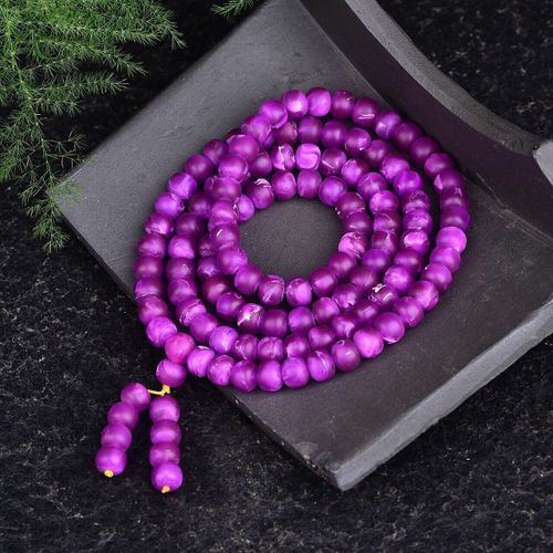 Bracelet En Cire De Miel Ambre Naturel Pour Femmes, 108, Perles De Bouddha, Perles De Pomme, Multi-Cercles, Chaîne De Pull À La Mode