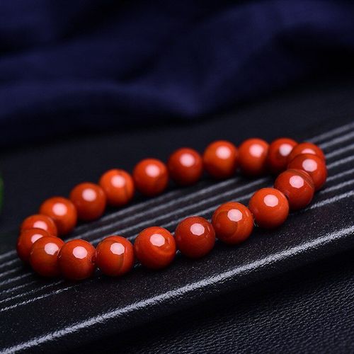 Bracelet En Jade Naturel Véritable, En Agate Rouge Du Sud, Bijoux En Perles De Bouddha Pour Hommes Et Femmes, Accessoires En Jade Certifiés