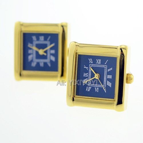 Bouton De Manchette De Montre Électronique Pour Hommes, Fonction De Haute Qualité, En Acier Inoxydable, Boutons De Manchette Pour Chemise, Mariage, Affaires