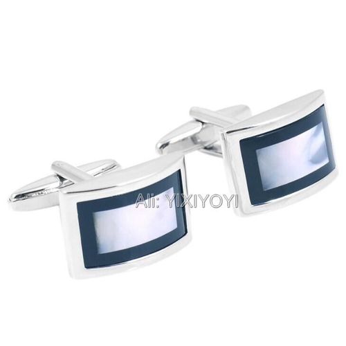 Boutons De Manchette En Métal Pour Hommes, Coquille, De Haute Qualité, Pour Business, Mariage, Breloque, Cadeau, Bijoux