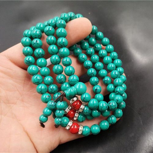 Bracelet En Jade Naturel Sculpté À La Main Pour Hommes Et Femmes, Turquoise, À La Mode, Bijoux, Accessoires, Cadeaux Porte-Bonheur, Offre Spéciale, 108
