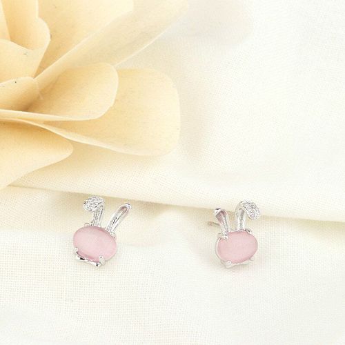 Boucles D'oreilles Pendantes En Jade, Calcédoine, Agate Rose Naturelle, Argent 925, Bijoux De Charme À La Mode, Amulette Sculptée, Cadeaux Pour Femmes