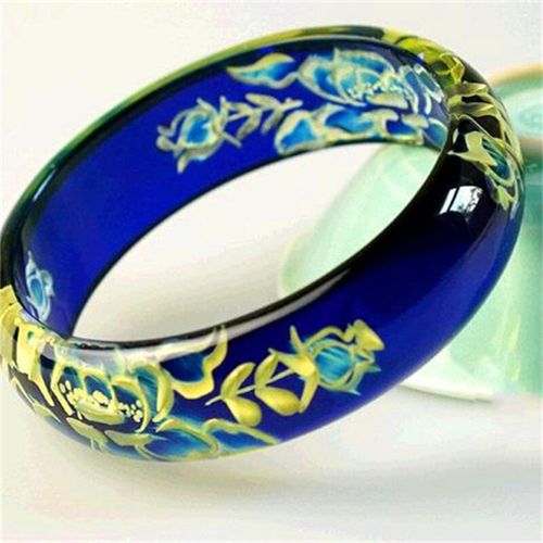 Bracelet Naturel Sculpté À La Main En Cire De Miel, Ambre Bleu, 54-62mm, Bijoux À La Mode, Cadeaux De Chance Pour Hommes Et Femmes, Offre Spéciale