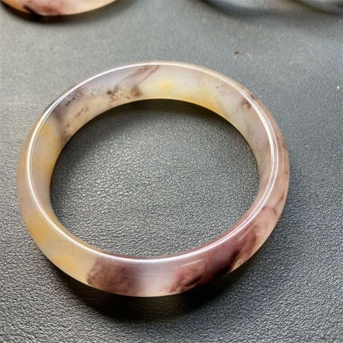 Bracelet Violet En Jade Naturel Sculpté À La Main 54-64mm, Bijoux À La Mode, Accessoires, Cadeaux Porte-Bonheur Pour Hommes Et Femmes, Offre Spéciale