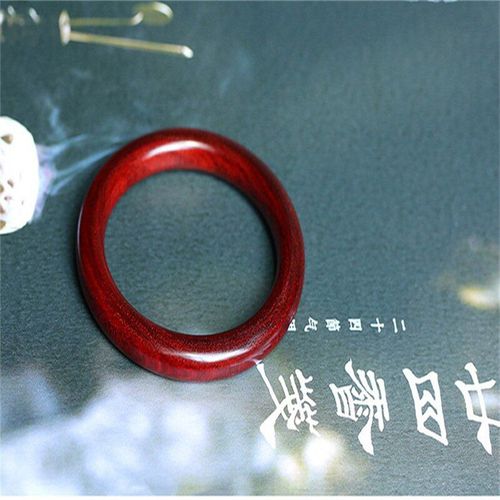 Bracelet En Jade Naturel Sculpté À La Main, Petites Feuilles De Santal Rouge, Bandes Rondes, Baranglet 54-62mm, Cadeaux De Chance Pour Hommes Et Femmes, Offre Spéciale
