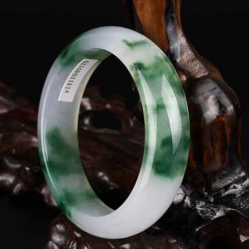 Bracelet En Jade Vert Émeraude Sculpté À La Main 56-62mm, Amulette À La Mode Pour Hommes Et Femmes, Cadeaux Porte-Bonheur, Offre Spéciale