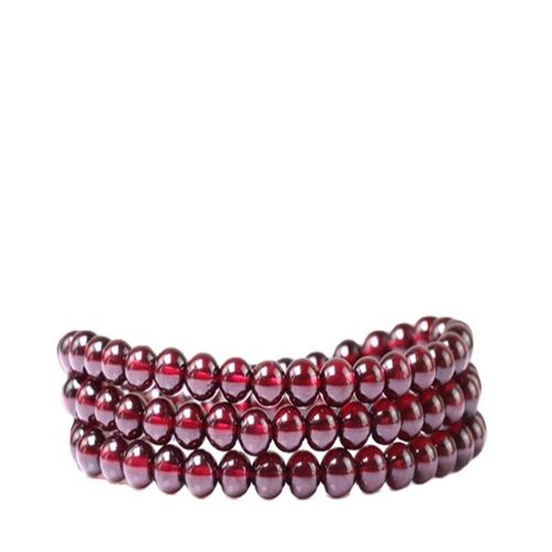 Bracelet En Grenat Bordeaux Naturel Sculpté À La Main Pour Hommes Et Femmes, Amulette, Cadeaux Porte-Bonheur, À La Mode, Offre Spéciale