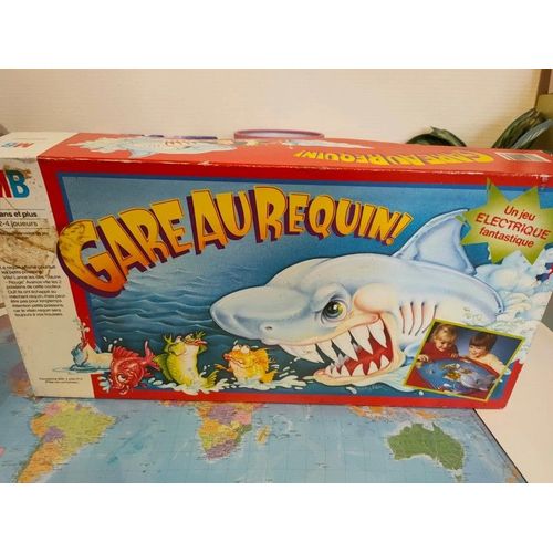 Jeu De Société Rare Vintage Gare Au Requin 1988