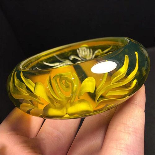 Bracelet En Jade Naturel Sculpté À La Main, Vert Émeraude, 56-64mm, Bijoux À La Mode, Accessoires, Cadeaux Porte-Bonheur Pour Hommes Et Femmes, Offre Spéciale