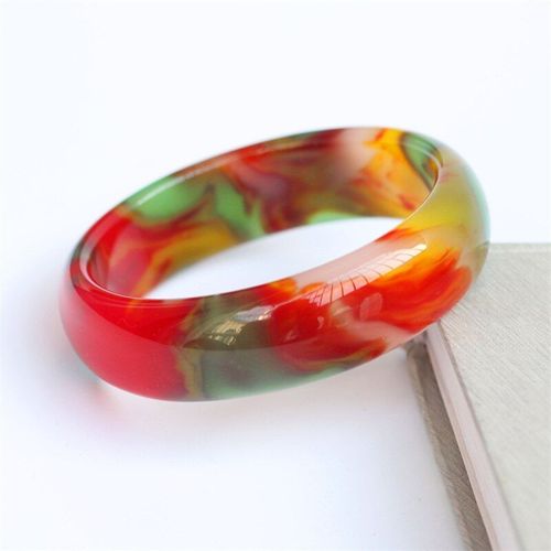 Bracelet En Jade Naturel Sculpté À La Main, Coloré, 56-66mm, Bijoux À La Mode, Accessoires, Cadeaux De Chance Pour Hommes Et Femmes, Offre Spéciale