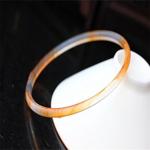 Bracelets En Jade Naturel Sculpté À La Main, Rouge, Orange, Glace, Lignes, Bijoux À La Mode, Accessoires, Cadeaux Porte-Bonheur Pour Hommes Et Femmes, Offre Spéciale