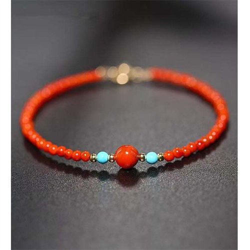 Bracelets En Jade Naturel Sculpté À La Main, Agateracelet Rouge Du Sud, Bijoux À La Mode, Accessoires, Cadeaux Porte-Bonheur Pour Hommes Et Femmes, Offre Spéciale