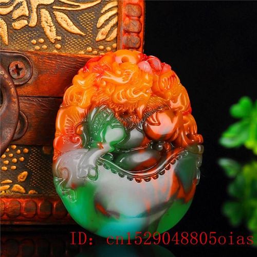 Pendentif Dragon En Pierre De Jade Hetian De Couleur Naturelle, Bijoux En Jade Chinois, Breloque Reiki Pixiu, Amulette Sculptée À La Main, Cadeaux Pour Femmes