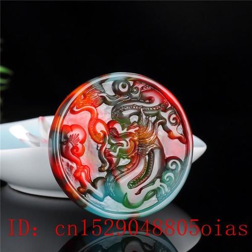 Pendentif En Pierre De Jade Hetian, Couleur Naturelle, Dragon Chinois, Bijoux, Breloque, Amulette Reiki Sculptée À La Main, Cadeaux Pour Femmes Et Hommes