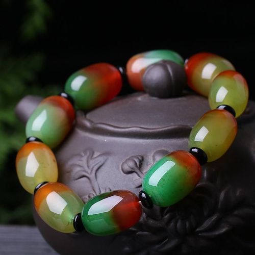 Bracelet À Breloques En Agate Pour Homme Et Femme, Breloque Élastique, Couleur Naturelle, Bijou À La Mode, Tricoté À La Main, Porte-Bonheur, Amulette, Cadeaux