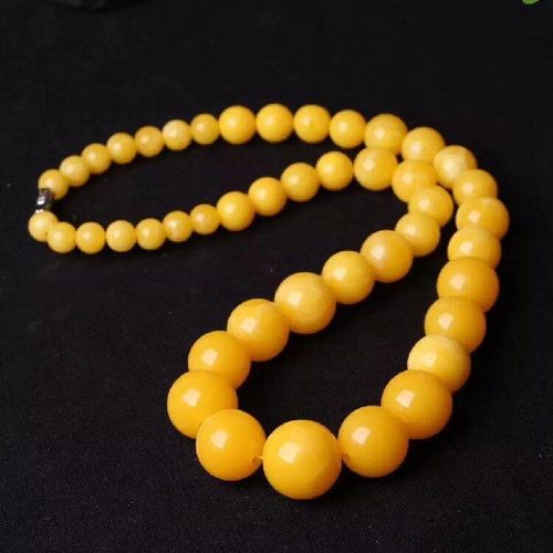 Collier De Perles D'ambre De La Baltique Naturelle Pour Femmes, Accessoires De Bijoux En Cire De Miel, Beurre De Zirconium, Colliers Ras De Cou, Cadeaux Pour Dames