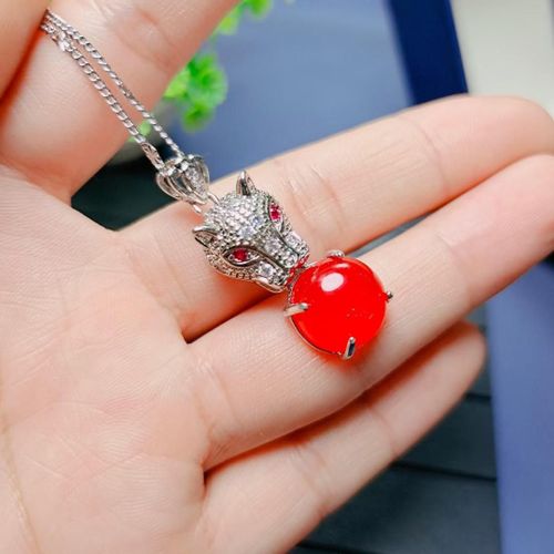 Pendentif En Jade Rouge Naturel Véritable Pour Femmes, Bijoux À La Mode, Amulette Cornaline, Cadeaux, Accessoires En Pierre De Jade Chinois Véritable