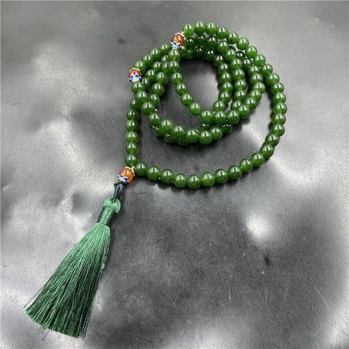 Bracelet En Jaspe 108 Naturel Sculpté À La Main, Bijoux À La Mode, Accessoires, Cadeaux Porte-Bonheur Pour Hommes Et Femmes, Offre Spéciale