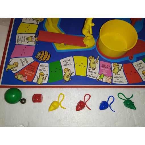 Jeu Attrap’souris MB 1986 - Incomplet (manque éléments) - Occasion - Pour Collectionneurs