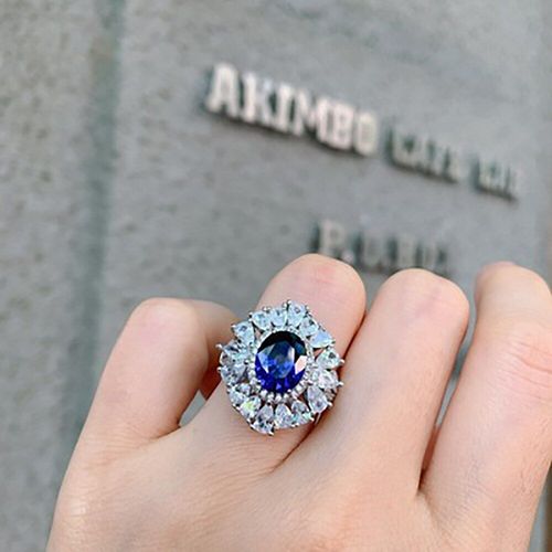 Bagues En Argent Sterling 2021 Pour Femmes, 8x10mm, En Tanzanite, Paraiba, Tourmaline, Rubis, Émeraude, De Laboratoire, Bijoux Fins De Cocktail, Nouvelle Collection 925
