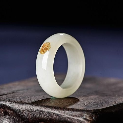 Bague En Jade Blanc Naturel Hetian, Bijoux Fins Pour Hommes Et Femmes, Pierre De Jades Certifiée, Anneaux De Mariage Pour Couple, Accessoires Bijoux