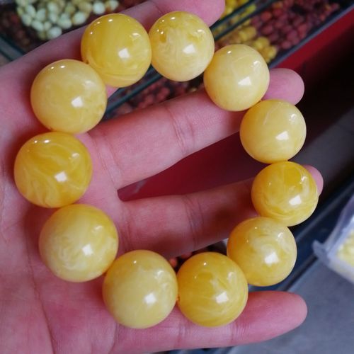Bracelet En Ambre Avec Pierres Précieuses Pour Homme Et Femme, Bijoux De Guérison, Perles Naturelles, Beurre De La Baltique, Amulette Porte-Bonheur Élastique