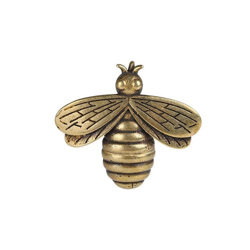 Figurines Abeille Rétro En Cuivre, Décoration De Maison, Artisanat, Accessoires De Bijoux, Pendentif Punk, Ornements, Porte-Clés Miniatures En Laiton Fait À La Main