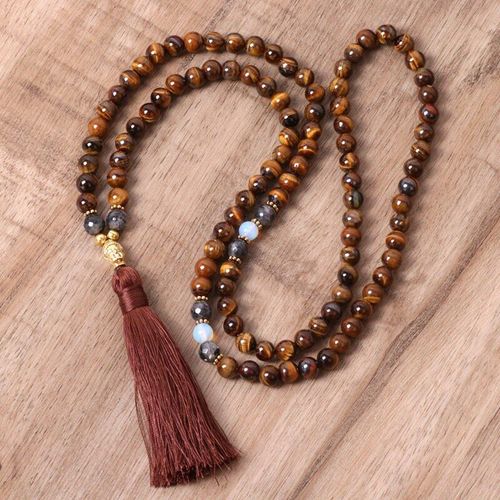 Collier En Jade Naturel Sculpté À La Main, Pendentif En Pierre D'oeil De Tigre, Bijoux À La Mode, Accessoires, Cadeaux Porte-Bonheur Pour Hommes Et Femmes, Offre Spéciale